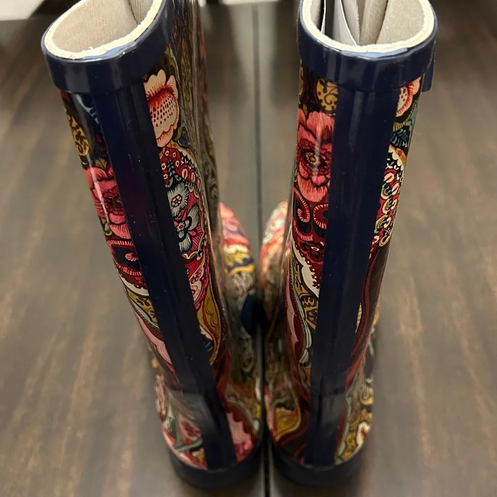 Nomad Multicolor Paisley Rain Boots